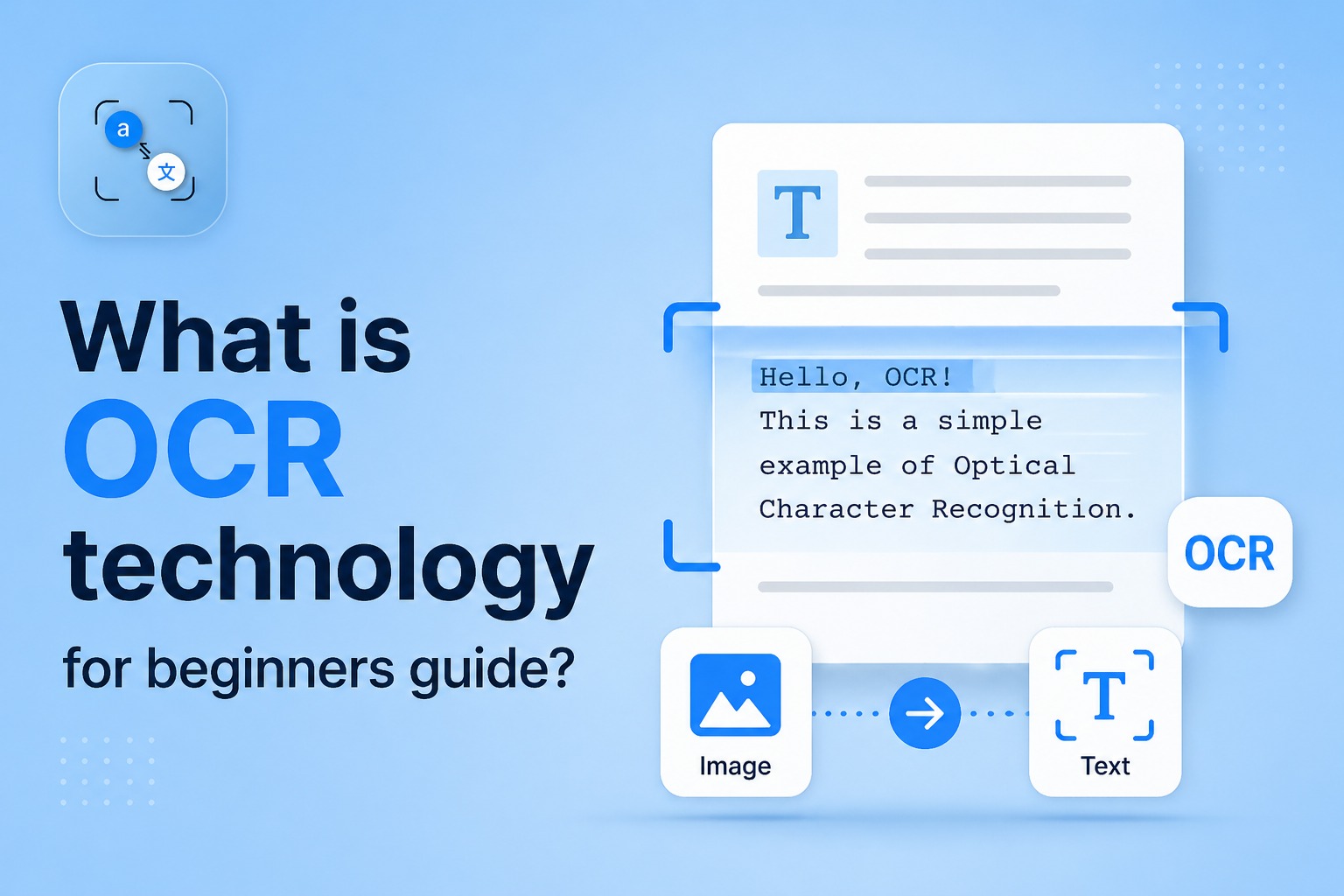 What is OCR technology for beginners guide?